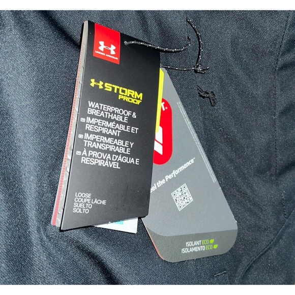 Under Armour Storm Proof Primaloft Black Ski Snowboard Jacket Women’s Small - Picture 5 of 16